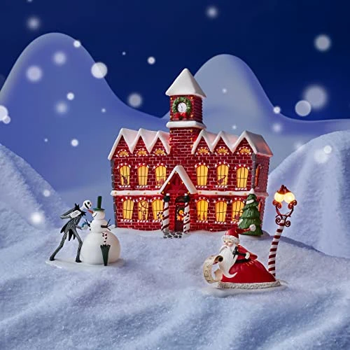 Department 56 Disney The Nightmare Before Christmas Village Accessories Jack Skellington Sees His First Snowman Figurine, 3.9 Inch, Multicolor 3 Department 56 Disney The Nightmare Before Christmas Village Accessories Jack Skellington Sees His First Snowman Figurine, 3.9 Inch, Multicolor - Image 3