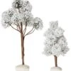 Department 56 Village Cross Product Accessories Snowy Jack Pine Trees Figurine Set, 6 And 9 Inch, Multicolor 9 Department 56 Village Cross Product Accessories Snowy Jack Pine Trees Figurine Set, 6 And 9 Inch, Multicolor -Department 56 Shop 51ByGrnYjIL