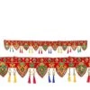 Artificial Leaf Design Garland Door Toran Decorative Hanging Bandanwar For Parties Indian Wedding Puja Pooja Festival Theme Décor Traditional Bandhanwar Home Entrance Temple Mandir(Size 40") -Department 56 Shop 51C2lMUK4oL