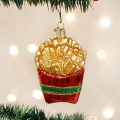 Old World Christmas Ornaments: Ballpark Foods Glass Blown Ornaments For Christmas Tree, French Fries 5 Old World Christmas Ornaments: Ballpark Foods Glass Blown Ornaments For Christmas Tree, French Fries -Department 56 Shop 51C5V24p2oL