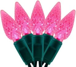 YULETIME Multicolor One-Piece C6 LED Christmas Lights, Total 71 Feet 140 Count 2 Strands 35.5ft 70ct 6" Spacing Waterproof Strawberry String Light (Multi-Colored) 26 YULETIME Multicolor One-Piece C6 LED Christmas Lights, Total 71 Feet 140 Count 2 Strands 35.5ft 70ct 6" Spacing Waterproof Strawberry String Light (Multi-Colored) -Department 56 Shop 51CDdPfwPsL. AC