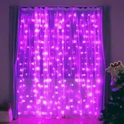 Fiee Fairy Curtain Lights,304 LED 9.8ftX9.8ft 30V 8Modes Safety Window Lights With Memory For Home Wedding Christmas Party Family Patio Lawn Garden Bedroom Outdoor Indoor Wall Decorations(Cool White) -Department 56 Shop 51CxLKYCftL. AC