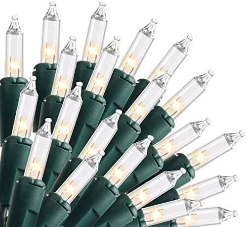 Joiedomi 200(2x100) Counts Clear Green Wire Christmas Lights, Warm White String Lights For Indoor Or Outdoor Christmas Decorations 6 Joiedomi 200(2x100) Counts Clear Green Wire Christmas Lights, Warm White String Lights For Indoor Or Outdoor Christmas Decorations - Image 6