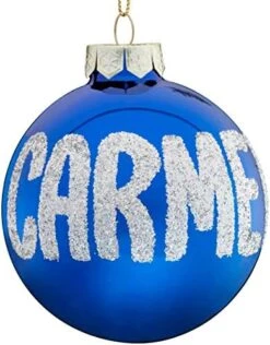 Miles Kimball Green Personalized Name OR Date Glitter Ornament -Department 56 Shop 51DMCViKOpL. AC