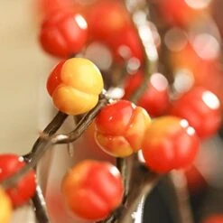 Factory Direct Craft 6 Feet Of Flexible Artificial Autumn Berry Garland - Weatherproof Vinyl Garland - Use Indoors And Outdoors -Department 56 Shop 51DdkL1y7SL