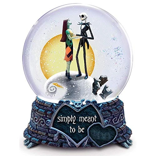 Bradford Exchange Nightmare Before Christmas Jack And Sally Meant To Be Musical Snow Globe 1 Bradford Exchange Nightmare Before Christmas Jack And Sally Meant To Be Musical Snow Globe