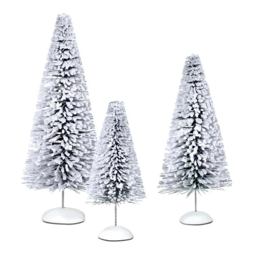 Department 56 Village Snow Laden Sisals (Set Of 3) 1 Department 56 Village Snow Laden Sisals (Set Of 3)