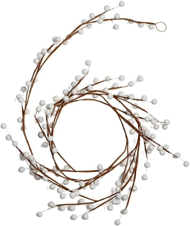 Factory Direct Craft 6 Feet Rich Red Berry Garland For Christmas Holiday Decorating 6 Factory Direct Craft 6 Feet Rich Red Berry Garland For Christmas Holiday Decorating - Image 6