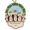 Family Of 2, 3, 4, 5 Penguins In A Wreath Personalized Christmas Ornament (Family Of 5) 19 Family Of 2, 3, 4, 5 Penguins In A Wreath Personalized Christmas Ornament (Family Of 5) -Department 56 Shop 51EeC6h64oL