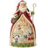 Enesco Gift Enesco Jim Shore Heartwood Creek Twelve Days Of Christmas Santa Figurine 6008876