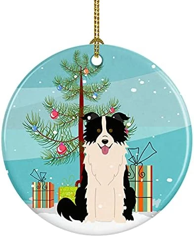 Caroline's Treasures Merry Christmas Tree Staffordshire Bull Terrier Brown Ceramic Ornament Christmas Tree Hanging Decorations For Home Christmas Holiday, Party, Gift, 3 In, Multicolor 12 Caroline's Treasures Merry Christmas Tree Staffordshire Bull Terrier Brown Ceramic Ornament Christmas Tree Hanging Decorations For Home Christmas Holiday, Party, Gift, 3 In, Multicolor - Image 12