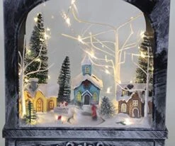 Christmas Concepts® 40cm Battery Operated Musical Animated Christmas Lantern Scene - LED Lights & Moving Ice Rink… -Department 56 Shop 51F1duYeNFL