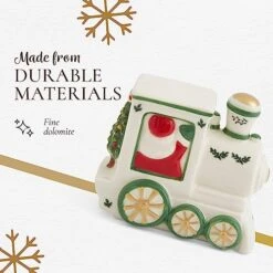 Spode Christmas Tree Village Train Figurine | Christmas Decorations | Small Christmas Figurines | Christmas Decor Train | Train For Christmas Village - 3.75" -Department 56 Shop 51FA3NJChBL