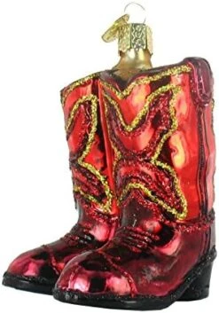 Old World Christmas Cowboy Pioneer Collection Glass Blown Ornaments For Christmas Tree Cowgirl -Department 56 Shop 51FYs3uzzvL. AC