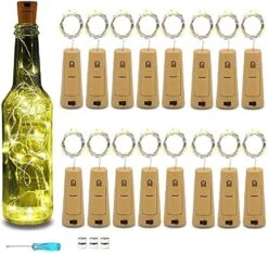 Wine Bottle Lights With Cork 16 Pack 20LED, Battery Operated The Fairy Mini Copper Wire Cork Lights Is 4.92 Feet Used For Mason Jars, DIY Party Christmas Lights,Decor,Wedding(Warm White, 16 Pack) -Department 56 Shop 51GIZxd2VL. AC