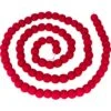 Orchid & Ivy 7 Foot Red Wool Felt Ball Pom Pom Garland W/ 85 Felt Balls - Retro Vintage Christmas Tree Decor Holiday Party Swag Banner Decoration For Wall, Crafts, Kids Room -Department 56 Shop 51GOVmPX0qL