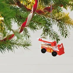 Hallmark Keepsake Christmas Ornament 2021, Fisher-Price Vintage Fire Engine -Department 56 Shop 51Gr60qGvgS