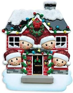 Personalized Brick House With Faces Family Of 5 Christmas Tree Ornament 2022 - New Home/New Apartment/New House Ornament - Door Ornament - Free Personalization 17 Personalized Brick House With Faces Family Of 5 Christmas Tree Ornament 2022 - New Home/New Apartment/New House Ornament - Door Ornament - Free Personalization -Department 56 Shop 51GrVGEZhcL. AC