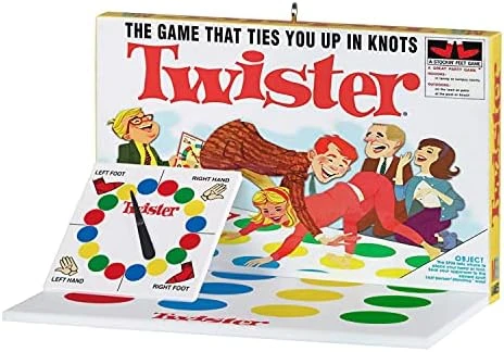 Hallmark Keepsake Christmas Ornament 2021, Hasbro Twister Family Game Night 7 Hallmark Keepsake Christmas Ornament 2021, Hasbro Twister Family Game Night - Image 7