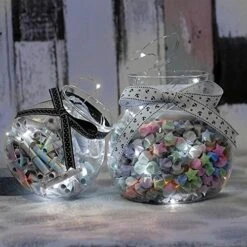 Ehome Fairy String Lights, 18 Pack Fairy Lights Battery Operated, 7.2ft 20LED Christmas Lights Silver Coated Copper Wire Lights Firefly Lights Moon Lights For Party Christmas Decorations (White) -Department 56 Shop 51HG8kcscaL