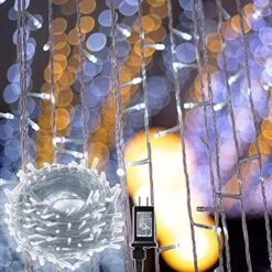 WATERGLIDE 300 LED Christmas Lights, 98.5FT Xmas String Light 8 Lighting Modes, Plug In Waterproof Mini Lights For Outdoor Indoor Holiday Christmas Tree Wedding Party Bedroom Decorations (White) 21 WATERGLIDE 300 LED Christmas Lights, 98.5FT Xmas String Light 8 Lighting Modes, Plug In Waterproof Mini Lights For Outdoor Indoor Holiday Christmas Tree Wedding Party Bedroom Decorations (White) -Department 56 Shop 51HGeA yuWL. AC