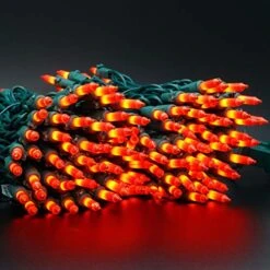 YULETIME Orange String Lights With Green Wire, 66 Feet 200 Count UL Certified Christmas Light, Pack Of 2 Sets 33 Ft 100 Opaque Mini Light Set For Halloween Thanksgiving Holidays (Orange) 19 YULETIME Orange String Lights With Green Wire, 66 Feet 200 Count UL Certified Christmas Light, Pack Of 2 Sets 33 Ft 100 Opaque Mini Light Set For Halloween Thanksgiving Holidays (Orange) -Department 56 Shop 51HvfSn0r3L
