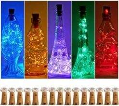 Wine Bottle Cork Lights 15Pack 10 LED/ 40 Inches Battery Operated Cork Shape Copper Wire Colorful Fairy Mini String Lights For Party Christmas Halloween Wedding Decoration (Warm White) 19 Wine Bottle Cork Lights 15Pack 10 LED/ 40 Inches Battery Operated Cork Shape Copper Wire Colorful Fairy Mini String Lights For Party Christmas Halloween Wedding Decoration (Warm White) -Department 56 Shop 51IINzczrL. AC