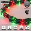 9' Red And Green Garland Lights On Green Wire – Garland Outdoor Lights Garland Christmas Outdoor Lights, Garland String Lights (9 Ft, 300 Lights, Red/Green Lights On Green Wire) -Department 56 Shop 51IQFN7jyHL