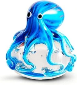 EUSTUMA Hand Blown Glass Crab Figurines Ornament,Sea Animal Ornament For Home Decor,Sea Animals Collection For Birthday Gift. -Department 56 Shop 51Ih8yXpghL. AC
