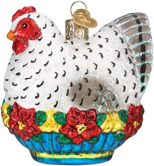 Old World Christmas Ornaments: Bird Watcher Collection Glass Blown Ornaments For Christmas Tree, Red-Tailed Hawk 8 Old World Christmas Ornaments: Bird Watcher Collection Glass Blown Ornaments For Christmas Tree, Red-Tailed Hawk - Image 8