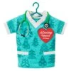 Hallmark Keepsake Christmas Ornament 2020, A Caring Heart Scrubs, Fabric, Multicolor (1299QGO1941) -Department 56 Shop 51Imkak9AzL