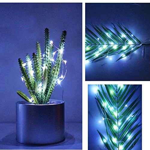 24 Pack Fairy Lights Battery Operated 6.6ft 20 Led Mini String Lights Silver Wire Starry Lights For DIY Wedding Party Festival Halloween Christmas (Cool White) 5 24 Pack Fairy Lights Battery Operated 6.6ft 20 Led Mini String Lights Silver Wire Starry Lights For DIY Wedding Party Festival Halloween Christmas (Cool White) - Image 5