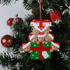 Family Of 7 Bear Christmas Ornament - Personalized Bear Family Ornament 2022 - Unique Box Christmas Ornaments - Gifts For Kids, Grandkids, Grandma, Grandpa - Free Customization 16 Family Of 7 Bear Christmas Ornament - Personalized Bear Family Ornament 2022 - Unique Box Christmas Ornaments - Gifts For Kids, Grandkids, Grandma, Grandpa - Free Customization -Department 56 Shop 51JtGREY9tL