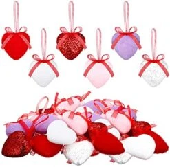 36 Pcs Thanksgiving Halloween Glitter Maple Leaves Pumpkin Mini Hanging Fall Leaves Artificial Colorful Foam Pumpkin Ornaments For Halloween Garland Thanksgiving Day Party, Maple -Department 56 Shop 51KQsmzZiVL. AC