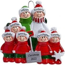 Personalized Family Ornament 2022 - Family Of 7 Christmas Ornaments 2022 - Snow Family Ornaments 2022 Family Of 7 Snow Ornaments Christmas Ornament Snow 2022 - Free Customization 20 Personalized Family Ornament 2022 - Family Of 7 Christmas Ornaments 2022 - Snow Family Ornaments 2022 Family Of 7 Snow Ornaments Christmas Ornament Snow 2022 - Free Customization -Department 56 Shop 51LDN3Sm8sL. AC