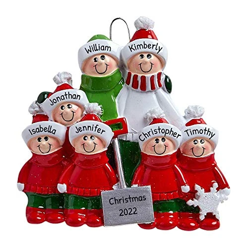 Personalized Family Ornament 2022 - Family Of 7 Christmas Ornaments 2022 - Snow Family Ornaments 2022 Family Of 7 Snow Ornaments Christmas Ornament Snow 2022 - Free Customization 1 Personalized Family Ornament 2022 - Family Of 7 Christmas Ornaments 2022 - Snow Family Ornaments 2022 Family Of 7 Snow Ornaments Christmas Ornament Snow 2022 - Free Customization