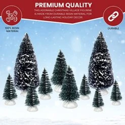 Christmas Trees Set Of 10 For Christmas Village - Perfect Addition To Your Christmas Indoor Decorations & Holiday Collections - This Set Completes Your Christmas Centerpiece - A Thoughtful Gift 18 Christmas Trees Set Of 10 For Christmas Village - Perfect Addition To Your Christmas Indoor Decorations & Holiday Collections - This Set Completes Your Christmas Centerpiece - A Thoughtful Gift -Department 56 Shop 51LeGmguc1L