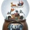 Roman 6.5" Musical Rotating Santa Claus With Train Christmas Snow Globe Glitterdome -Department 56 Shop 51LesBYWYLL