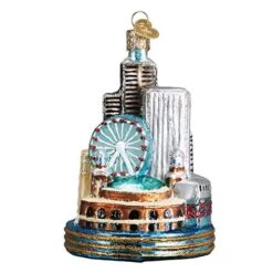 Old World Christmas Glass Blown Ornament Chicago (20091) -Department 56 Shop 51LgbBxUZpL