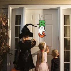 GENERIC Halloween Door Hanger Party Decoration Atmosphere Hanging Pendant（1 PC） Mini Ornament (A, One Size) -Department 56 Shop 51M5Jo7j8KL 1