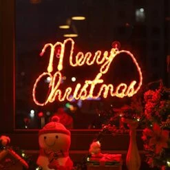 Xmasnova 24 Inch Christmas Window Silhouette Lights,180Led Merry Christmas Light,Merry,Christmas Window Silhouette Lights,Double Side Lamp Decoration For Holiday Indoor Wall Door Glass Decorations -Department 56 Shop 51M6eDaNfqL