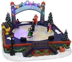 Christmas Village Tabletop Hockey Skating Rink - Pre-lit Winter Snow Village - Perfect Addition To Your Christmas Indoor Home Decorations - Great Centerpiece For Your Collection (Set Of 3 Figures) -Department 56 Shop 51MOFt4FBXL. AC