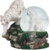 StealStreet SS-G-28052 Two White Tigers Snow Globe, 4.25" -Department 56 Shop 51MSXb826zL