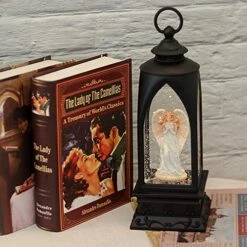 Eldnacele 12” Christmas Snow Globe Lantern Angel With Music & Timer, USB Lined/Battery Operated Lighted Water Glittering Nativity Lantern For Christmas Festival Centerpiece Decoration Gifts – Angel 10 Eldnacele 12” Christmas Snow Globe Lantern Angel With Music & Timer, USB Lined/Battery Operated Lighted Water Glittering Nativity Lantern For Christmas Festival Centerpiece Decoration Gifts – Angel -Department 56 Shop 51MhHkykmJL