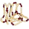 9.2 Feet Artificial Popcorn And Cranberry Garland Strand Old Fashion Christmas Tree Garland String For Christmas Holiday Season Vintage Decoration -Department 56 Shop 51Mmz2MEKDL