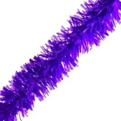 TCDesignerProducts Black Vinyl Indoor & Outdoor Holiday Tinsel Twist Shiny Garland Decoration - 4" X 25' Roll -Department 56 Shop 51MqoULPP6L. AC