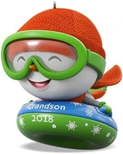 Hallmark Keepsake Christmas Ornament 2018 Year Dated, Granddaughter Snowman 18 Hallmark Keepsake Christmas Ornament 2018 Year Dated, Granddaughter Snowman -Department 56 Shop 51ND58tkEaL. AC