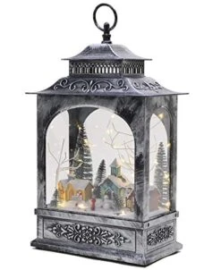 Christmas Concepts® 40cm Battery Operated Musical Animated Christmas Lantern Scene - LED Lights & Moving Ice Rink…