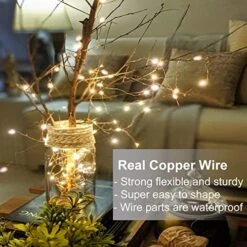 LEDIKON 20 Pack LED Fairy Lights Battery Operated String Lights - 3.3ft 20 LED,Copper Wire Warm White | Wedding,Party Centerpieces,Table Decor | DIY Crafts,Graduation,Home Decor | Mason Jars Décor 12 LEDIKON 20 Pack LED Fairy Lights Battery Operated String Lights - 3.3ft 20 LED,Copper Wire Warm White | Wedding,Party Centerpieces,Table Decor | DIY Crafts,Graduation,Home Decor | Mason Jars Décor -Department 56 Shop 51NjTXCFnsL