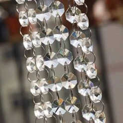 12 Pcs 39FT In Total Crystal Garland, KINJOEK Crystal Clear Glass Bead Garland Chandelier Hanging For Wedding Home DIY Craft Jewelry Party Tree Decoration 16 12 Pcs 39FT In Total Crystal Garland, KINJOEK Crystal Clear Glass Bead Garland Chandelier Hanging For Wedding Home DIY Craft Jewelry Party Tree Decoration -Department 56 Shop 51NlpRERnVL. AC
